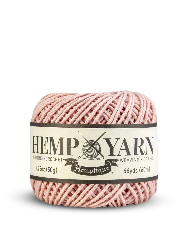 HEMP YARN BALL- DUSTY PINK