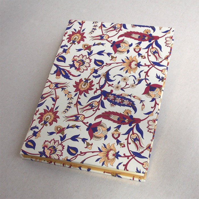 NOTEBOOK HARDCOVER GILT EDGES TRADITIONAL ARABESQUE