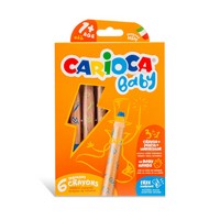 BABY 3-IN-1 CRAYONS SET/6