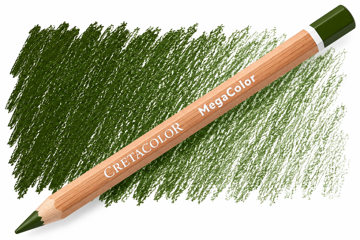 CRETACOLOR MEGACOLOR OLIVE GREEN DARK