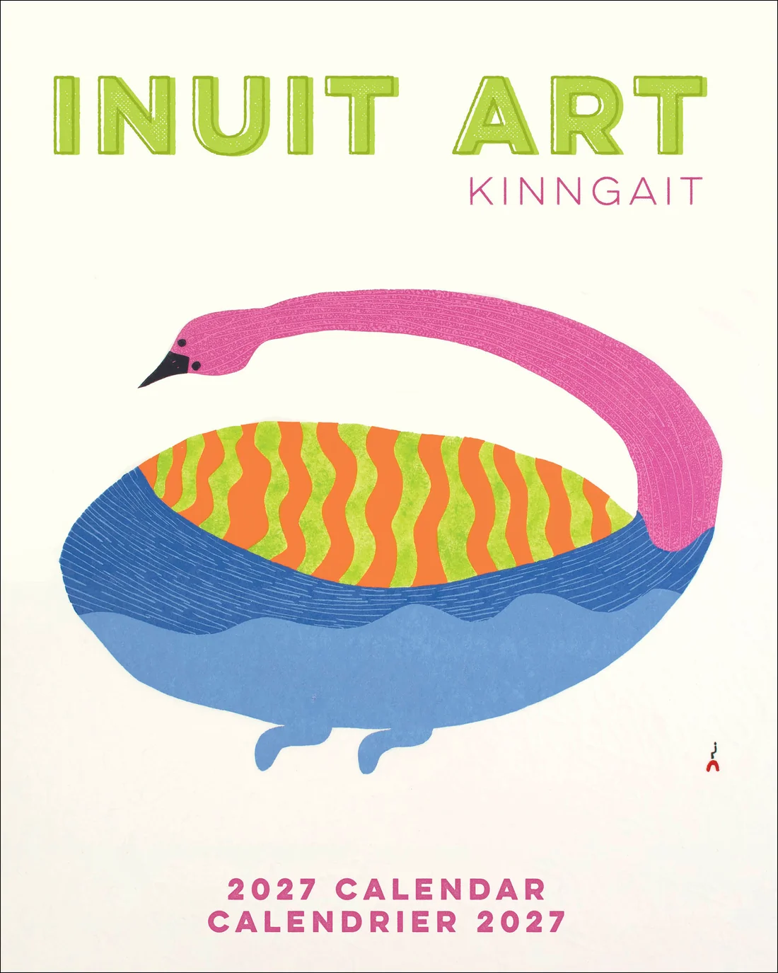 MINI WALL CALENDAR 2027 - INUIT ART KINNNGAIT
