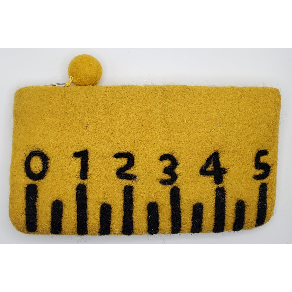 NAPALI FELTED ZIPPER POUCH 4.5&quot;x8.5&quot; RULER
