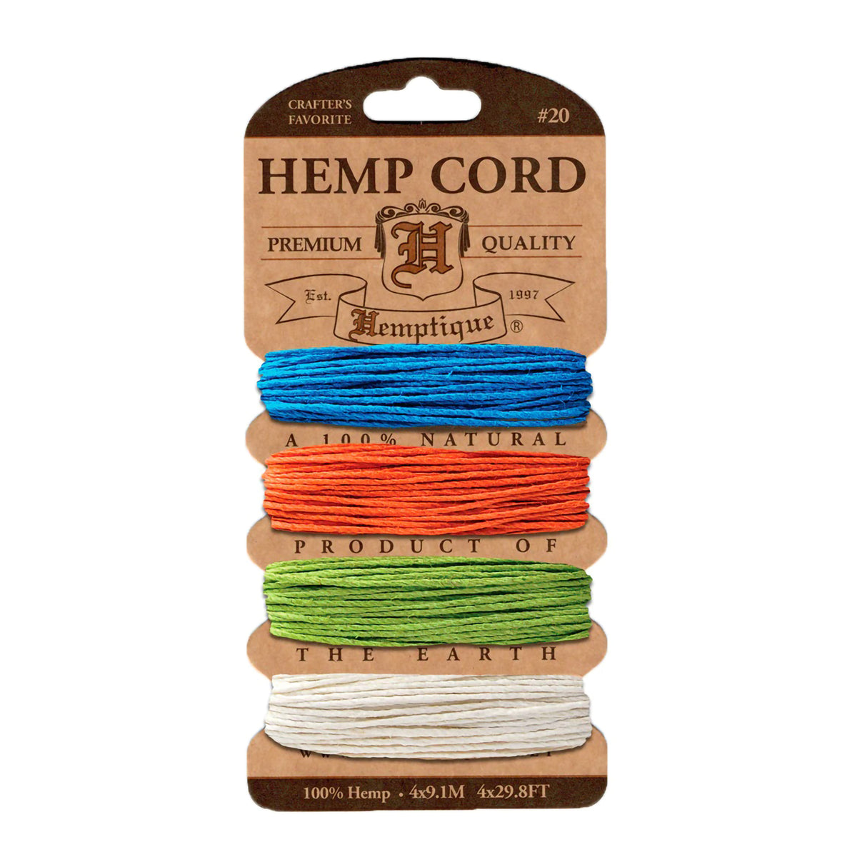 HEMP CORD 20lb SET BRIGHT