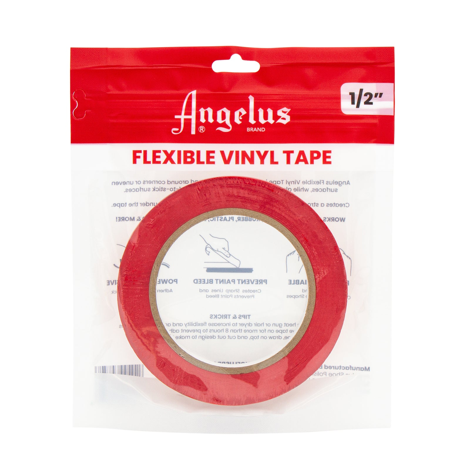 RED VINYL TAPE 1/2"