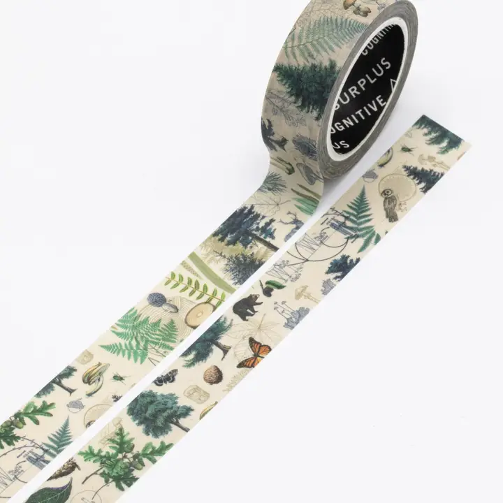 SCIENCES WASHI TAPE - WOODLAND FOREST