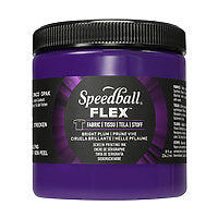 FLEX SCREEN PRINTING FABRIC INK 8oz BRIGHT PLUM