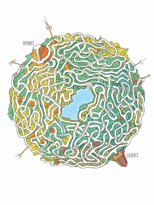 FROM HERE TO THERE - A BOOK OF MAZES