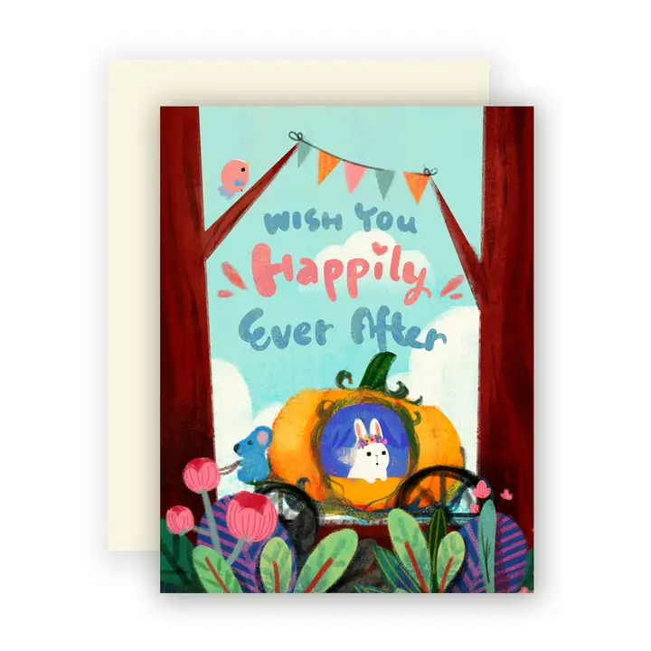 ILLUSTRATION CARD HAPPILY EVER AFTER