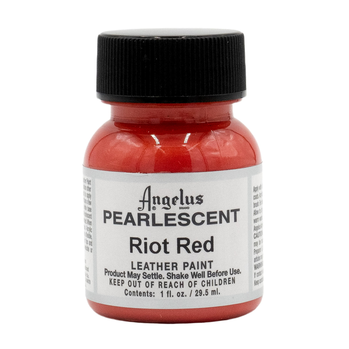 LEATHER PAINT 1oz  PEARLESCENT RIOT RED