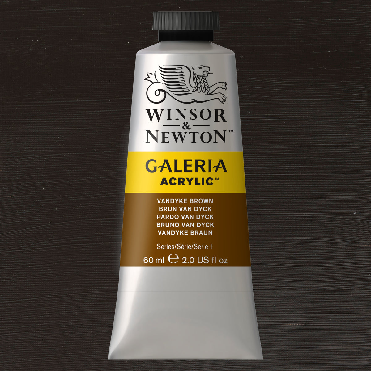 W&amp;N GALERIA ACRYLICS VANDYKE BROWN 60ml
