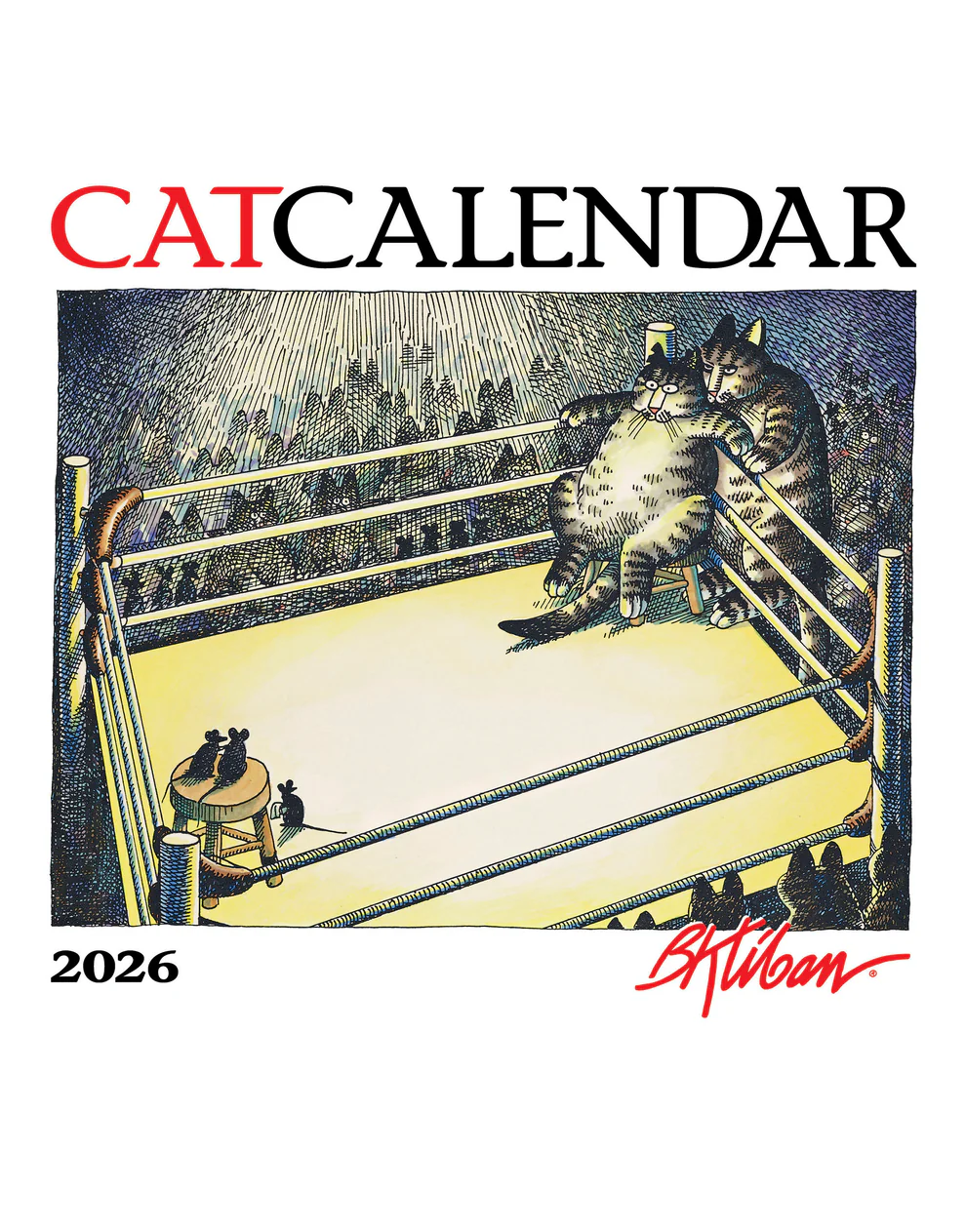MINI CALENDAR 2026 - B KLIBAN CAT CALENDAR