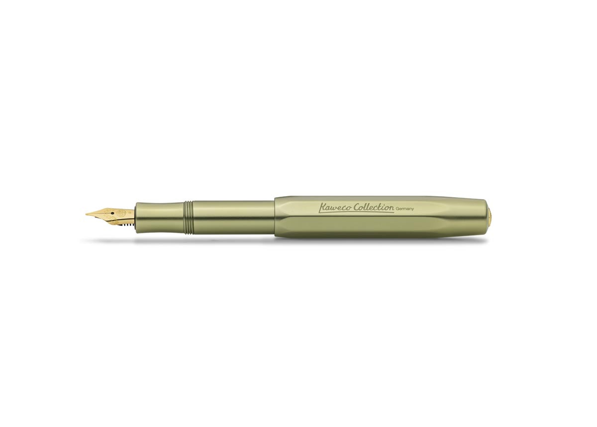 KAWECO COLLECTION OLIVINE FOUNTAIN PEN FINE