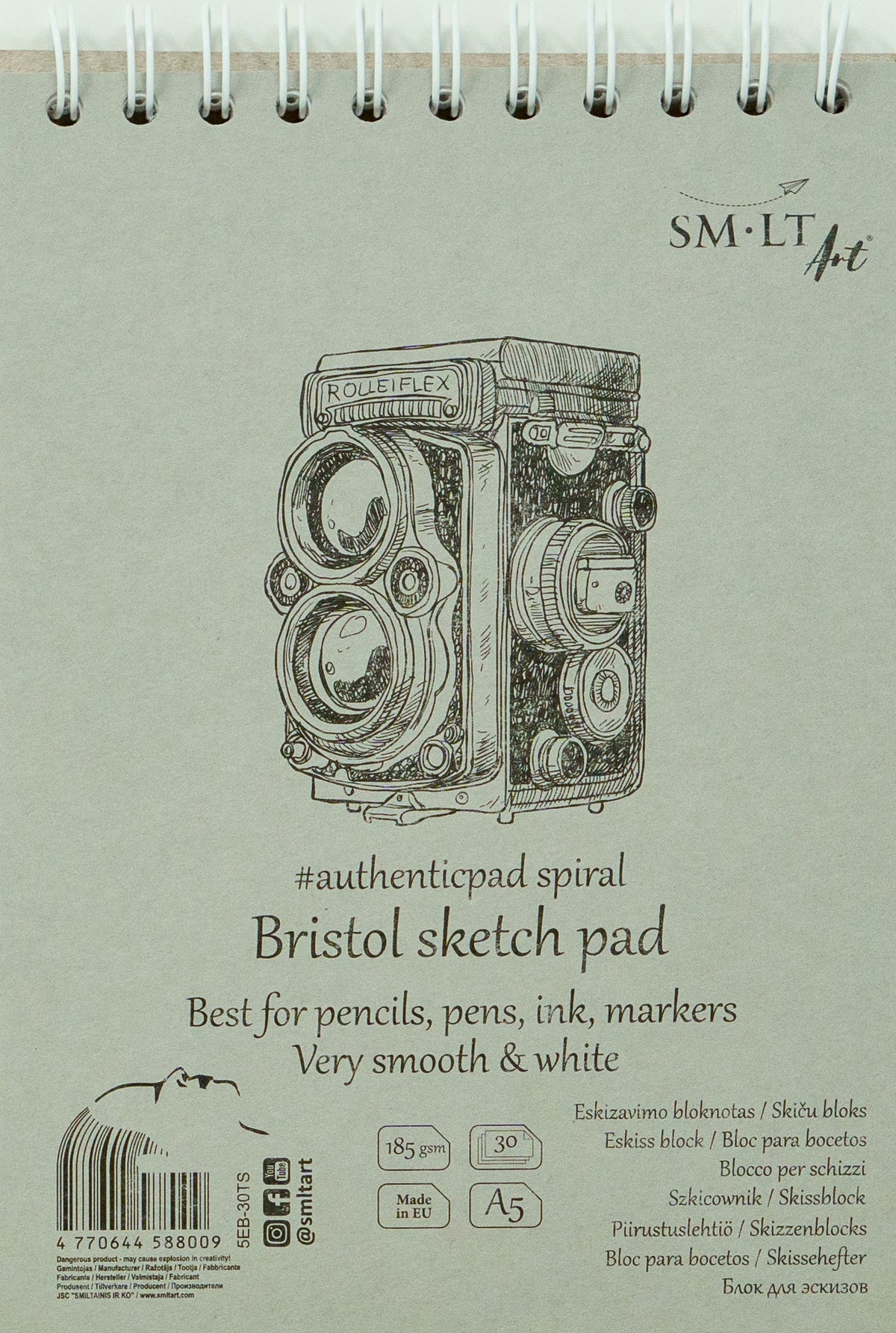 SKETCH PAD - AUTHENTIC BRISTOL (A5)