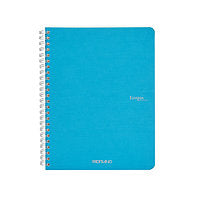 ECOQUA ORIGINAL SPIRAL-BOUND A5 LINED TURQUOISE