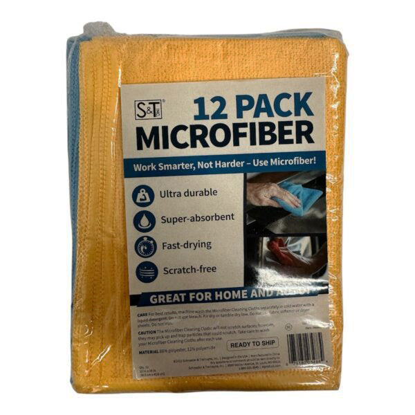 MICROFIBER TOWEL SET/12