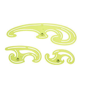 3-PIECE FRENCH CURVE SET