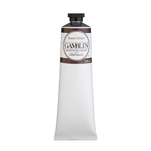 GAMBLIN ARTIST'S OIL COLOR BURNT UMBER 150ml