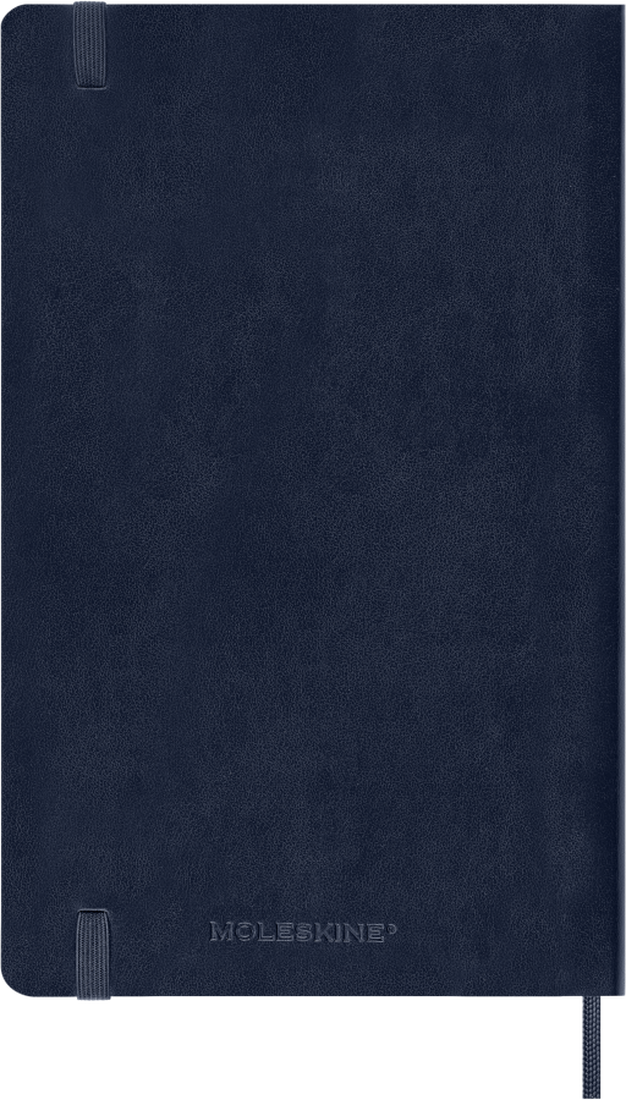 MOLESKINE CLASSIC 12 MONTH 2026 DAILY PLANNER, SOFT COVER, LARGE (5" X 8.25"), SAPPHIRE BLUE