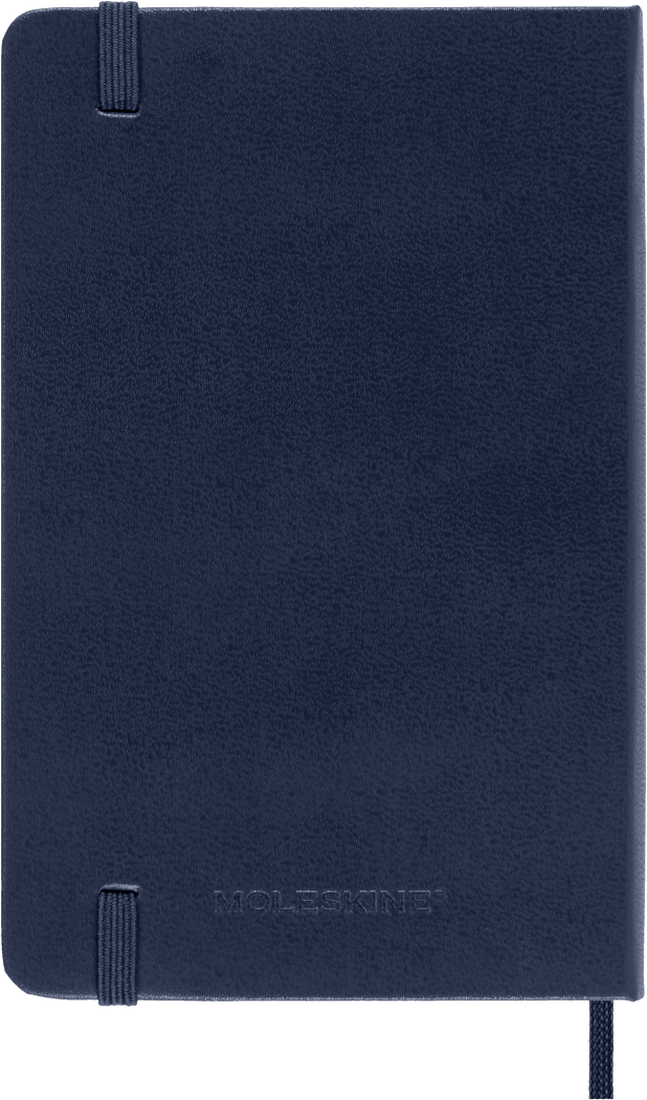 MOLESKINE CLASSIC 12 MONTH 2026 DAILY PLANNER, HARD COVER, POCKET (3.5" X 5.5"), SAPPHI