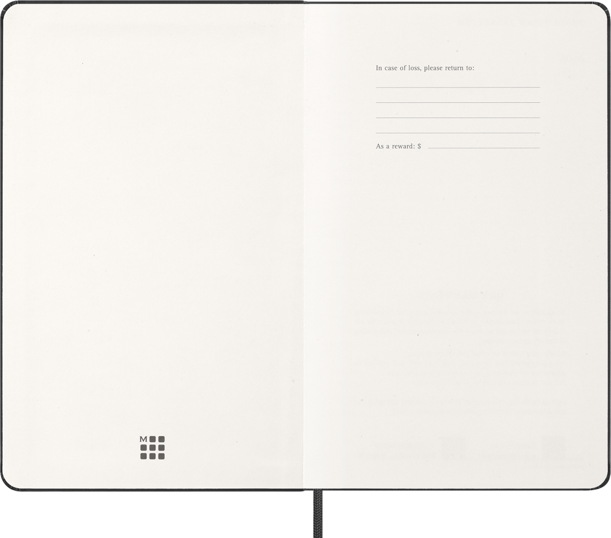 MOLESKINE CLASSIC 12 MONTH 2026 WEEKLY PLANNER, HARD COVER, LARGE (5" X 8.25"), SAPPHIRE BLUE