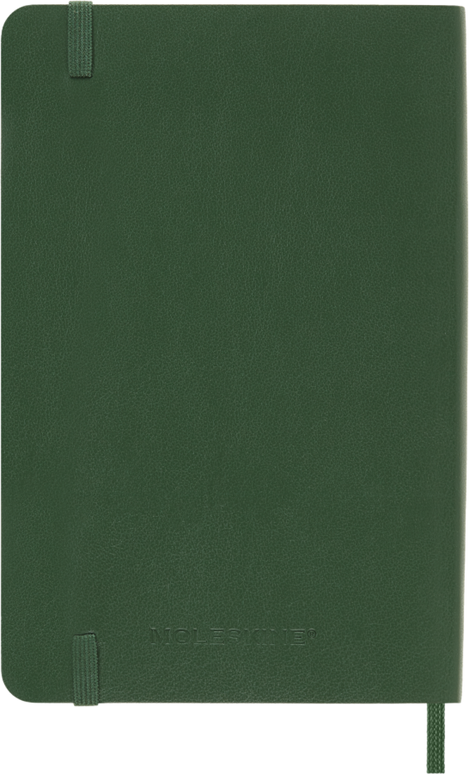 MOLESKINE CLASSIC 12 MONTH 2026 DAILY PLANNER, SOFT COVER, MYRTLE GREEN, POCKET (3.5&quot; X 5.5&quot;)