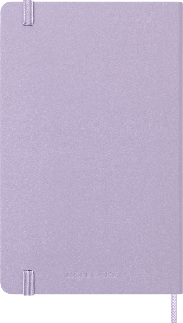 MOLESKINE CLASSIC 12 MONTH 2026 DAILY PLANNER, HARD COVER, LARGE (5" X 8.25"), PASTEL LILAC