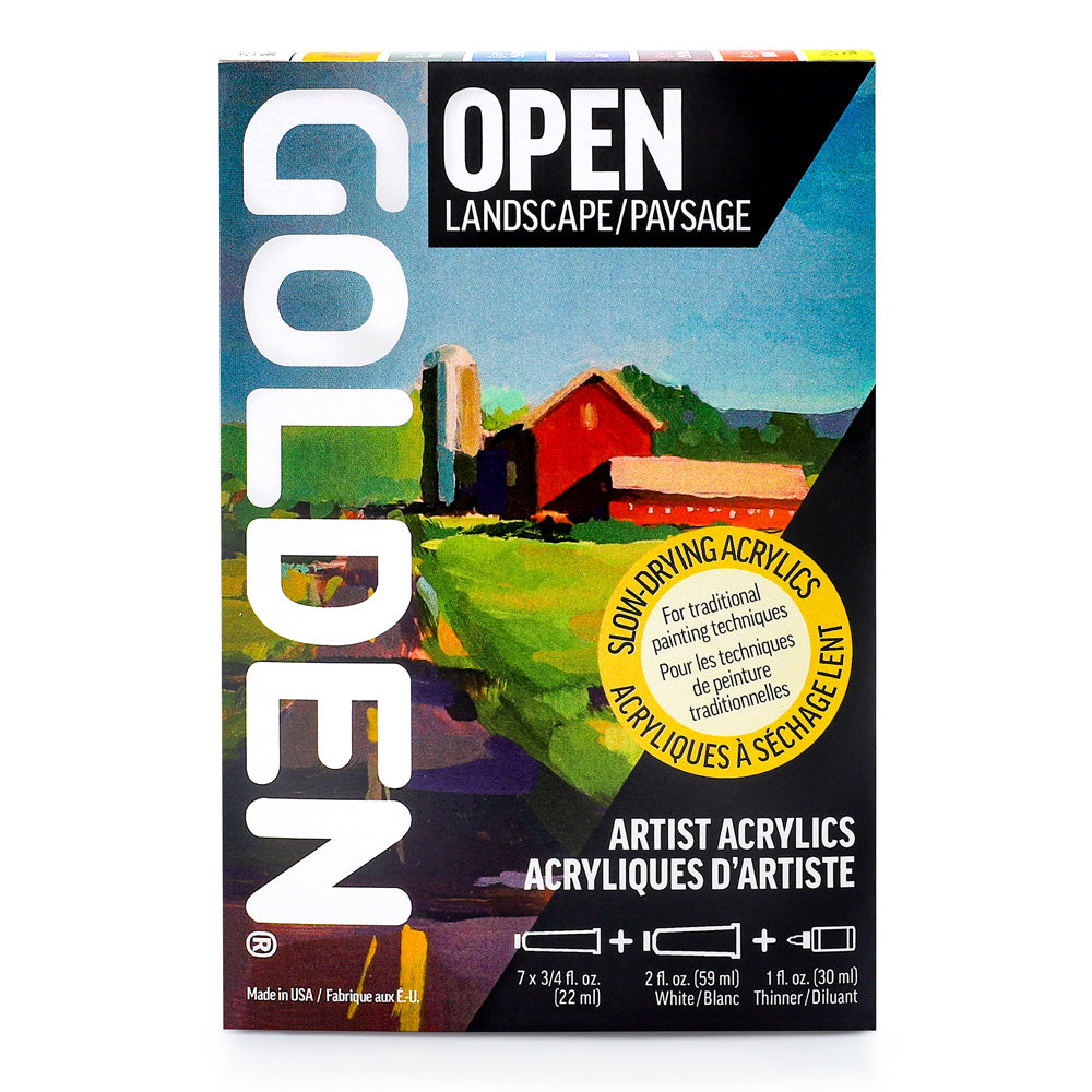 GOLDEN OPEN ACRYLICS 7-COLOR LANDSCAPE SET