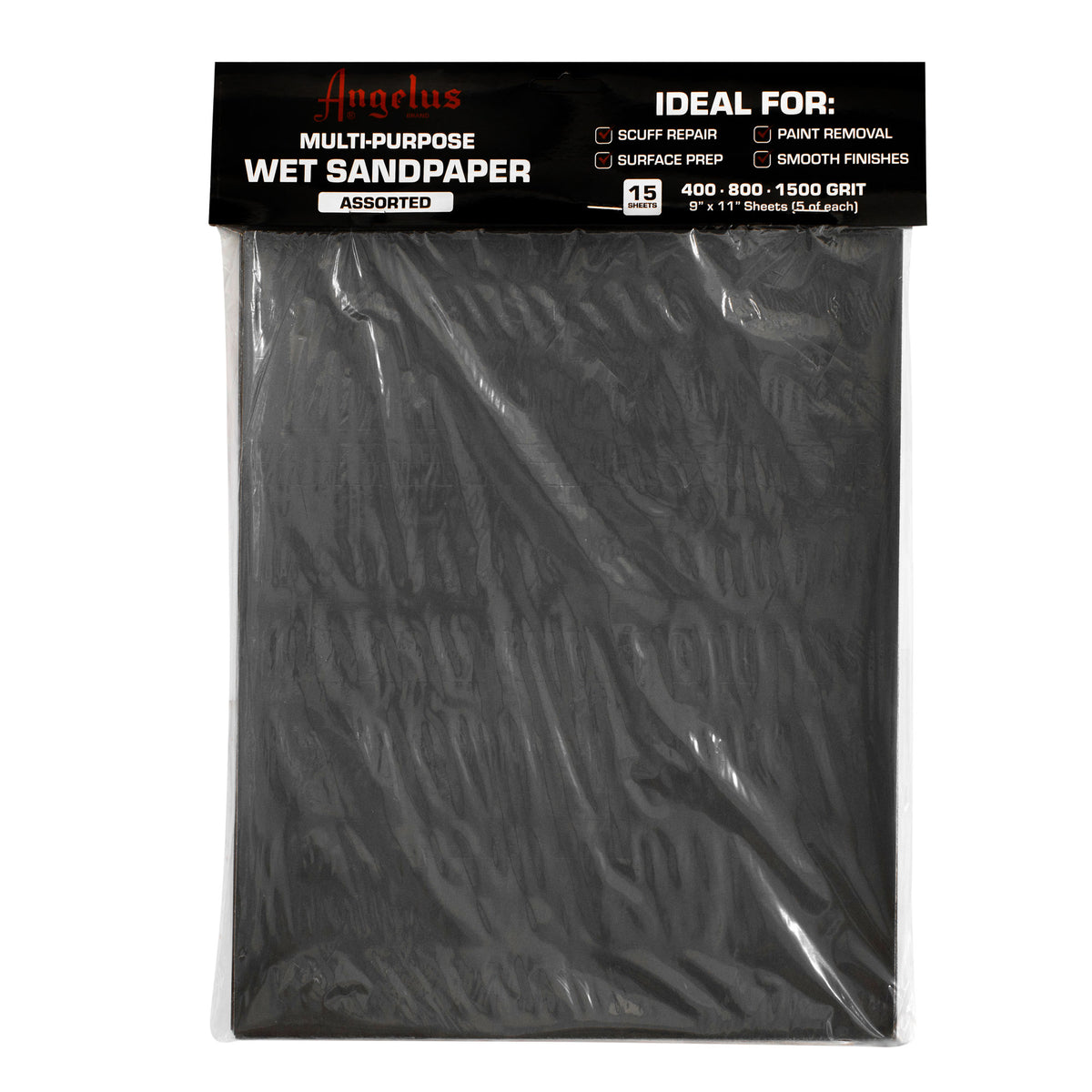 WET SANDPAPER 9X11 ASSORTEDV 15PK