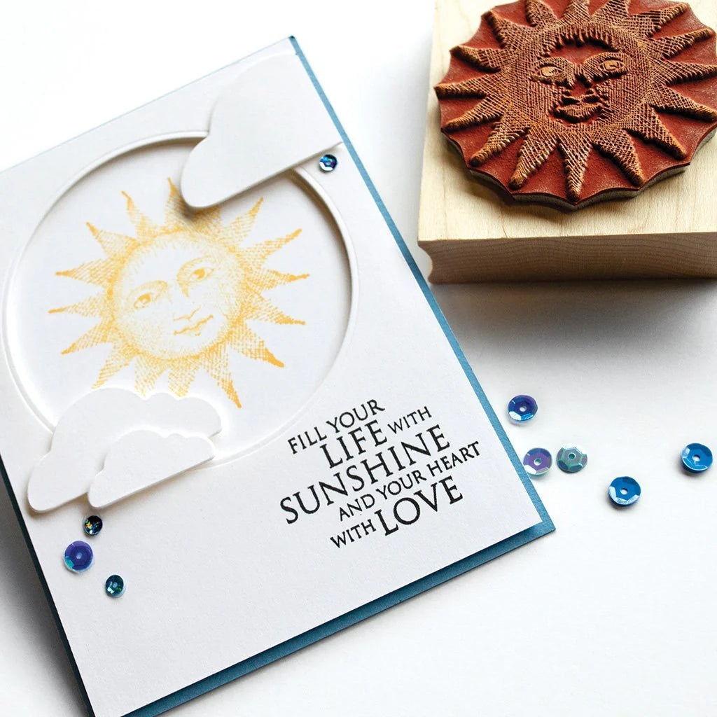 HERO ARTS STAMP- VAULT ETCHED SERENE SUN