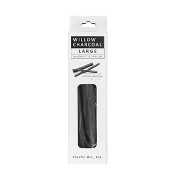 WILLOW CHARCOAL MEDIUM  1/2&quot;  STICKS 5/BX