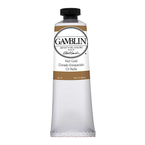 GAMBLIN ARTIST'S OIL COLOR RICH GOLD 37ml
