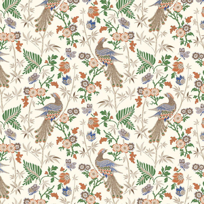 ITALIAN PAPER - PEACOCKS  20&#39;&#39; x 28&#39;&#39;