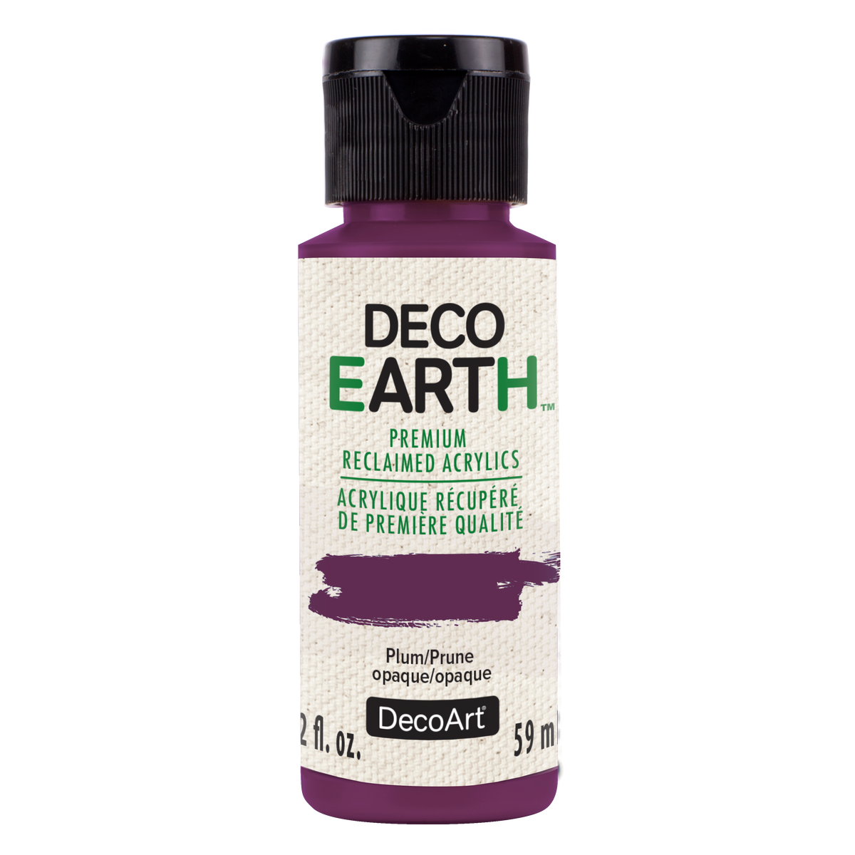 DECOEARTH RECLAIMED ACRYLIC  2OZ PLUM