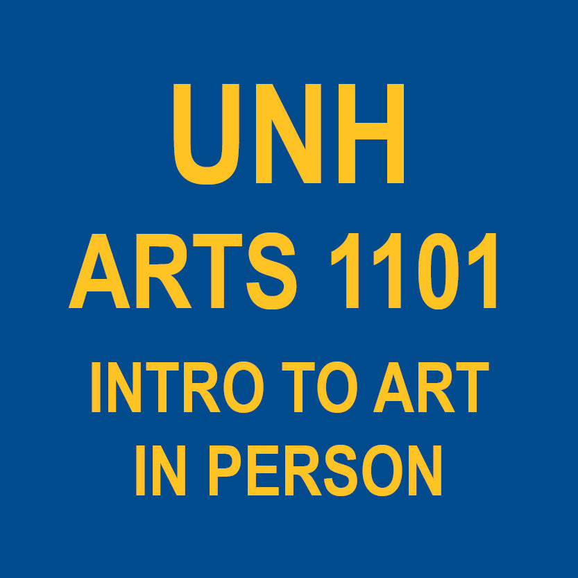 ARTS 1101 - UNH - INTRO TO STUDIO ART - IN PERSON LEARNING ONLY