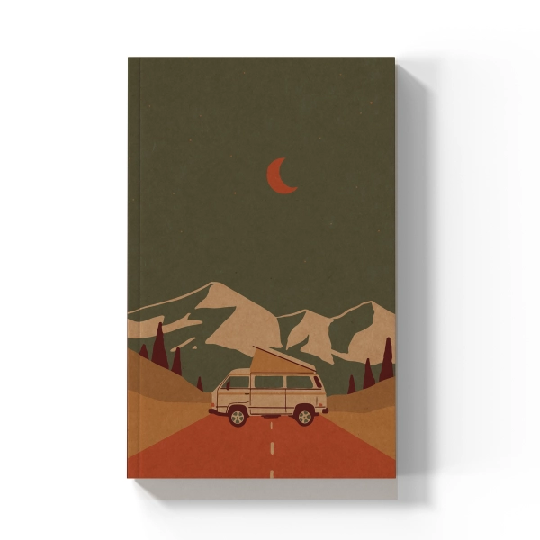 LAYFLAT KRAFT JOURNAL NOTEBOOK - MOUNTAIN VAN