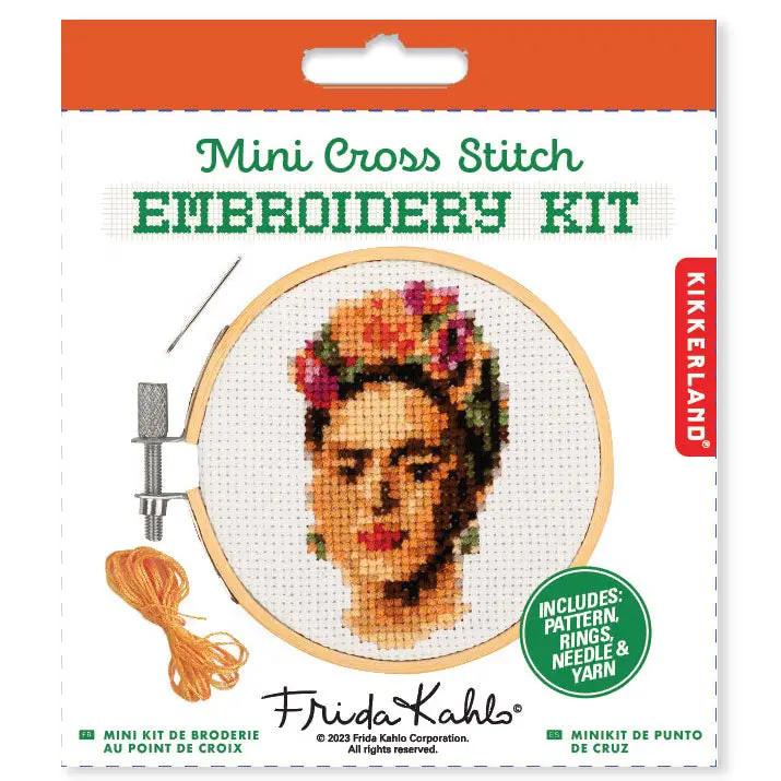 CROSS STITCH EMBROIDERY KIT FRIDA