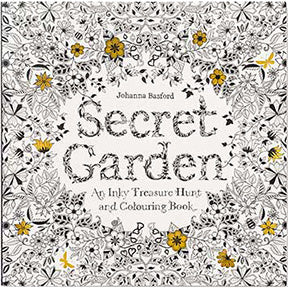 SECRET GARDEN
An Inky Treasure Hunt and Coloring Book