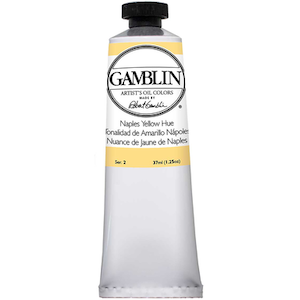 GAMBLIN ARTIST'S OIL COLOR NAPLES YELLOW HUE 37ml