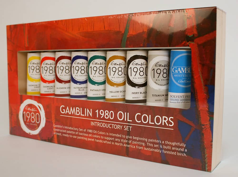 GAMBLIN 1980 OIL COLORS INTRODUCTORY SET
