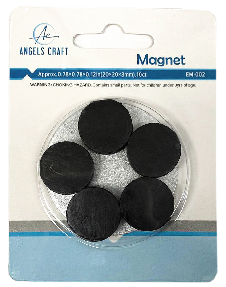 MAGNET DISC. PACK OF 10  (SIZE - 0.78")
