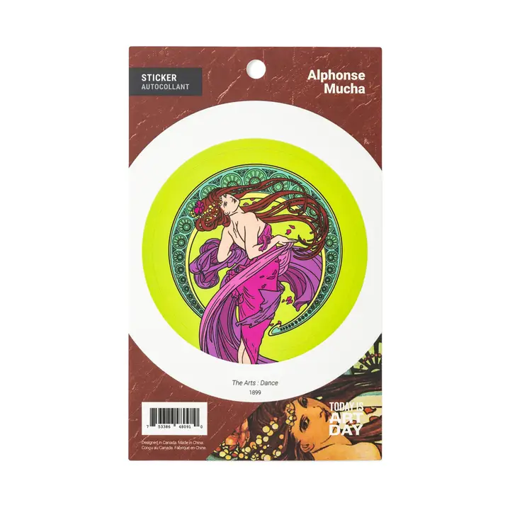 VINYL STICKER- DANCE - MUCHA