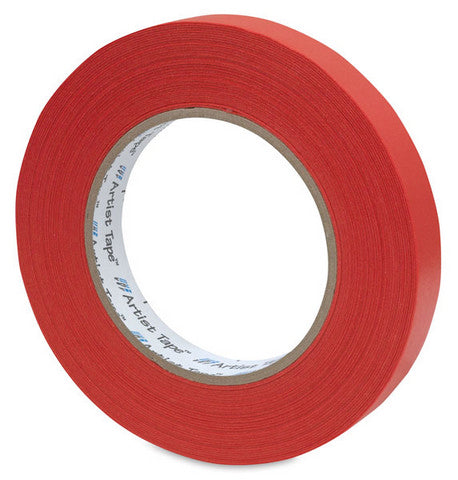 PRO ARTIST PAPER TAPE RED 3/4X60YDS