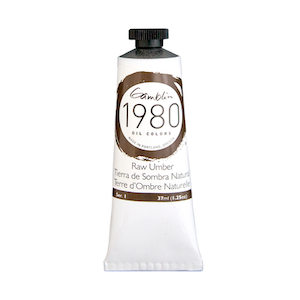 GAMBLIN 1980 OIL COLOR RAW UMBER 37ml