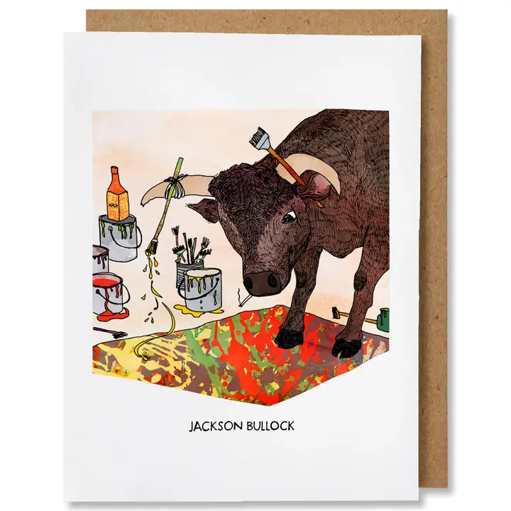 ILLUSTRATED FUNNY PUN EVERYDAY CARD - JACKSON BULLOCK