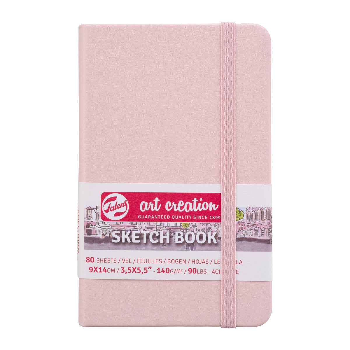 ART CREATION SKETCHBOOK PASTEL PINK 9CM x 14CM