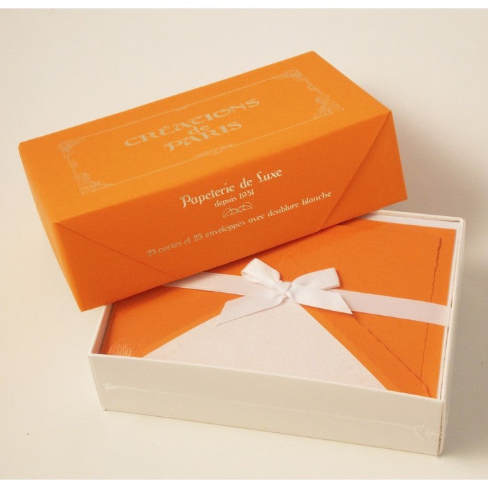 TRENDY MINI NOTECARDS 10-PACK ORANGE