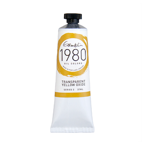 GAMBLIN 1980 OIL COLOR TRANSPARENT YELLOW OXIDE 37ml