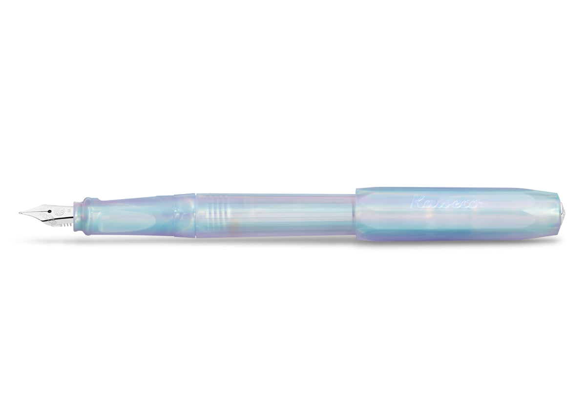 KAWECO PERKEO  FOUNTAIN PEN MEDIUM IRIDESCENT PEARL