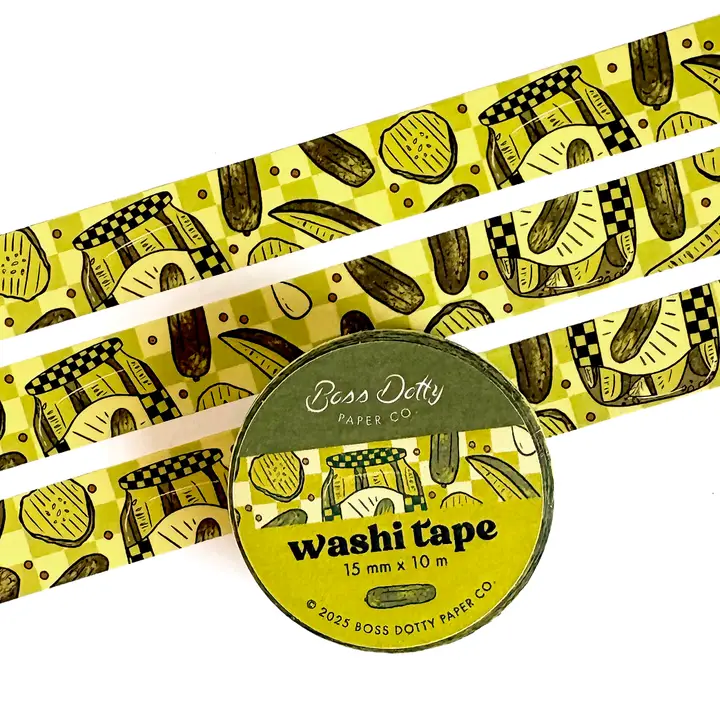 WASHI TAPE - PICKLE  PATTERN