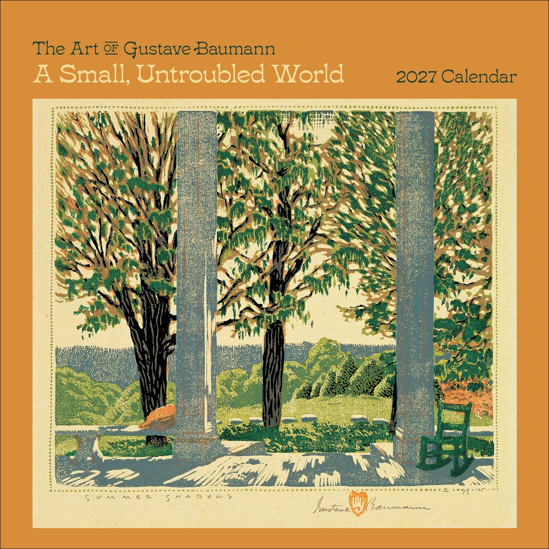 WALL CALENDAR 2027 - A SMALL UNTROUBLED WORLD THE ART OF GUSTAVE BAUM